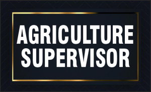 AGRICULTURE SUPERVISOR